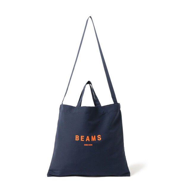 BEAMS「BEAMS ロゴ ショルダーバック」|リュック|NAVY