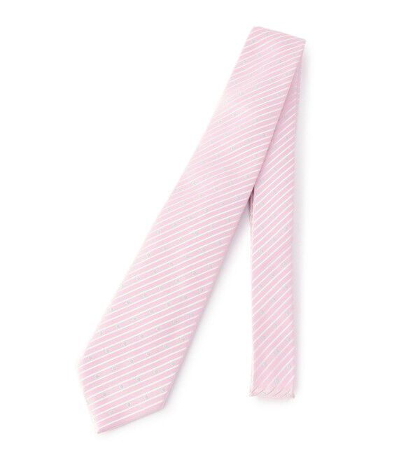 SHIPS「SHIPS: サテン ドビー ドット ネクタイ」|ネクタイ・蝶ネクタイ|ピンク