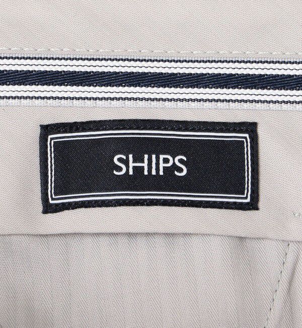 SHIPS「SHIPS: <手洗い可能＞ライトサキソニー ノープリーツ スラックス」|その他|