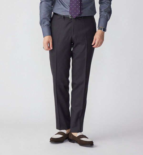 SHIPS「SHIPS: <手洗い可能＞ライトサキソニー ノープリーツ スラックス」|その他|