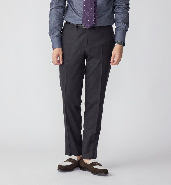 SHIPS「SHIPS: <手洗い可能＞ライトサキソニー ノープリーツ スラックス」|その他|