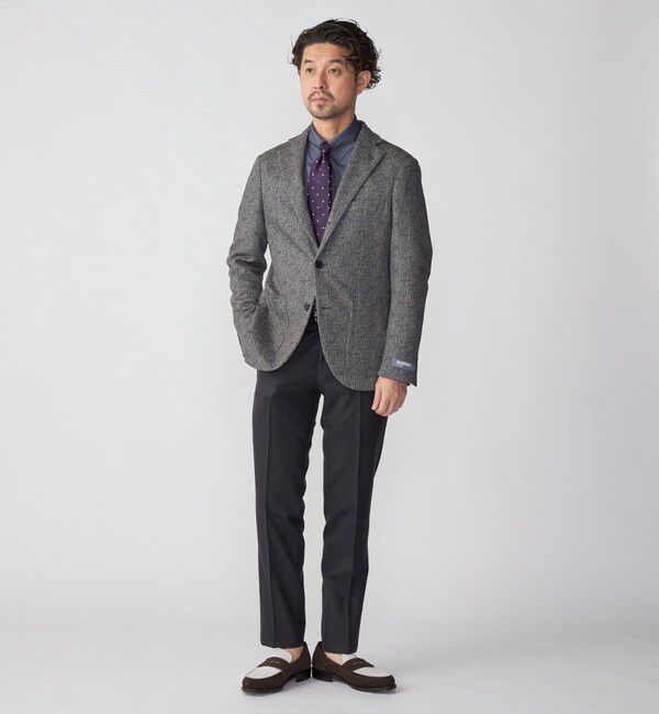 SHIPS「SHIPS: <手洗い可能＞ライトサキソニー ノープリーツ スラックス」|その他|