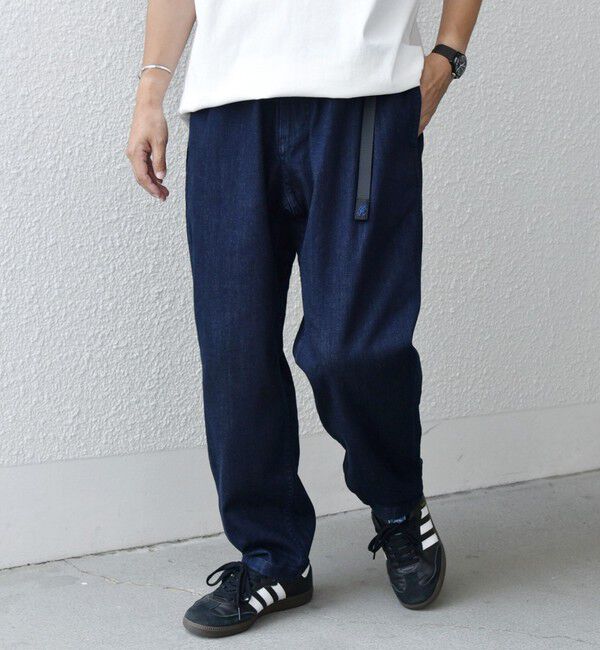 SHIPS any「【SHIPS any別注】GRAMiCCi: オーガニックコットン ルーズテーパード ストレッチ デニム パンツ◇」|デニム|