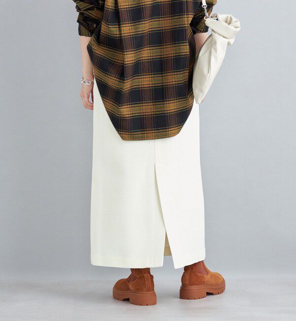 SHIPS for women「〈手洗い可能〉ヘビーミラノリブタイトスカート」|タイト|