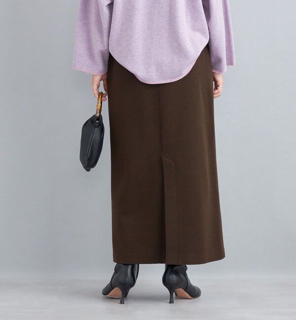 SHIPS for women「〈手洗い可能〉ヘビーミラノリブタイトスカート」|タイト|