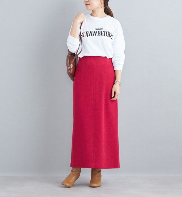 SHIPS for women「〈手洗い可能〉ヘビーミラノリブタイトスカート」|タイト|