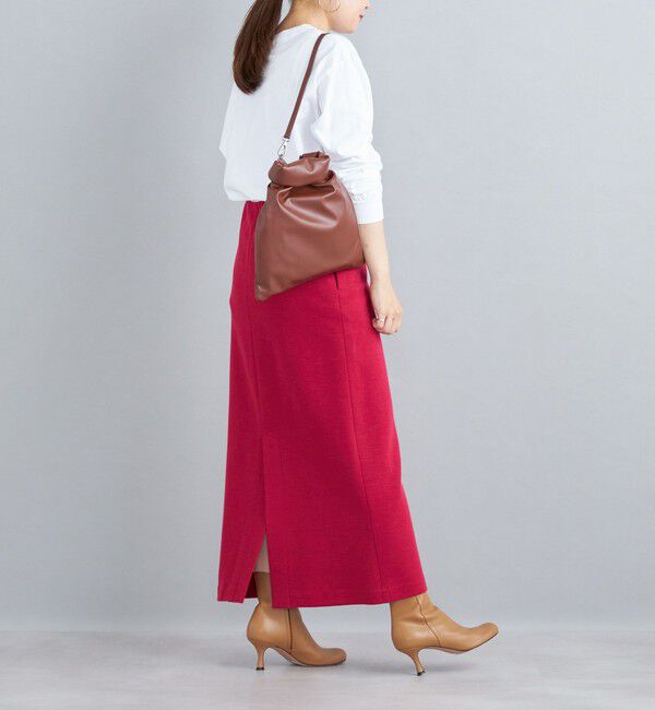 SHIPS for women「〈手洗い可能〉ヘビーミラノリブタイトスカート」|タイト|