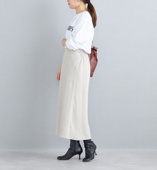 SHIPS for women「〈手洗い可能〉フィブリルサテン マーメイド スカート◇」|スカート|