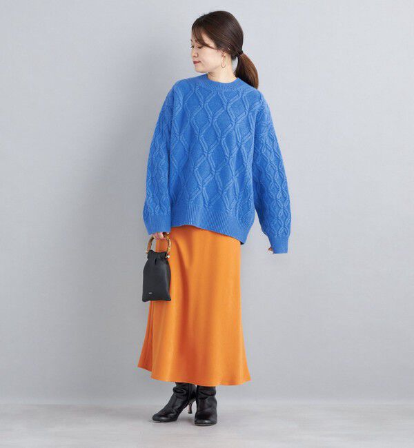 SHIPS for women「〈手洗い可能〉フィブリルサテン マーメイド スカート◇」|スカート|