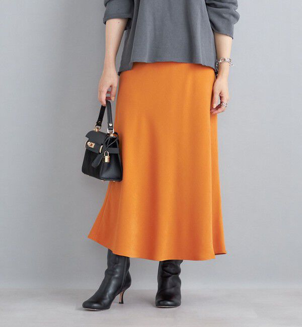 SHIPS for women「〈手洗い可能〉フィブリルサテン マーメイド スカート◇」|スカート|