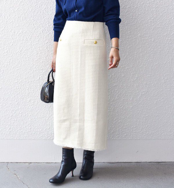 SHIPS for women「*ツイード ポケット デザイン スカート ◇」|スカート|