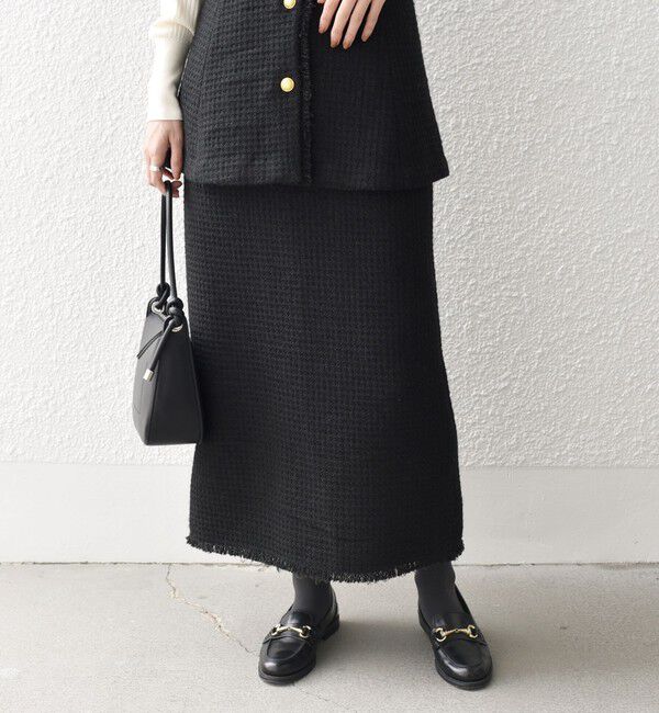 SHIPS for women「*ツイード ポケット デザイン スカート ◇」|スカート|