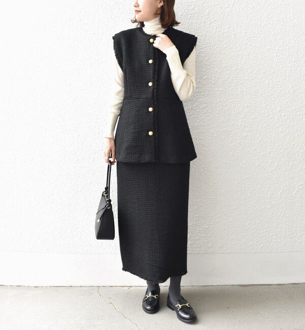 SHIPS for women「*ツイード ポケット デザイン スカート ◇」|スカート|