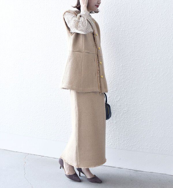SHIPS for women「*ツイード ポケット デザイン スカート ◇」|スカート|