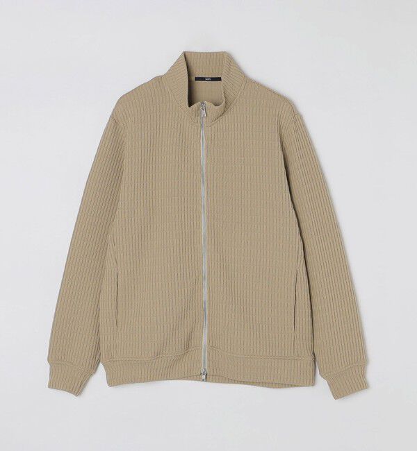 SHIPS「SHIPS: クォーター ゲージ ハイジップ スタンドブルゾン カーディガン」|カーディガン|