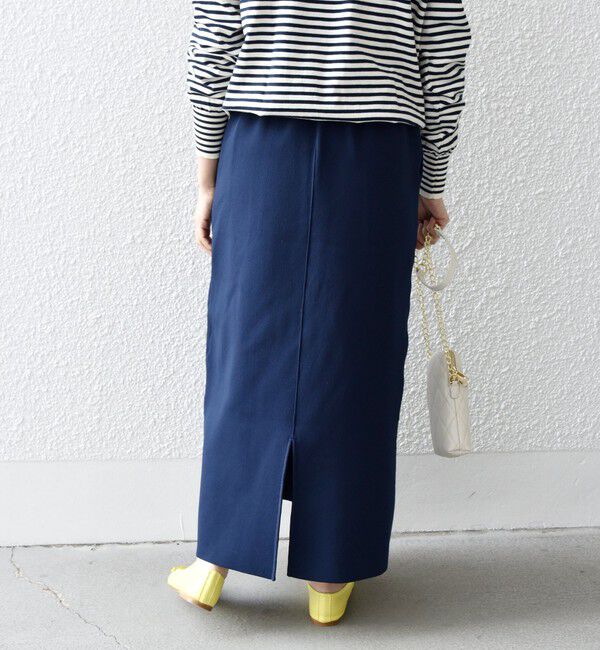 SHIPS any「SHIPS any:〈洗濯機可能〉ポケット Iライン ロング スカート」|スカート|