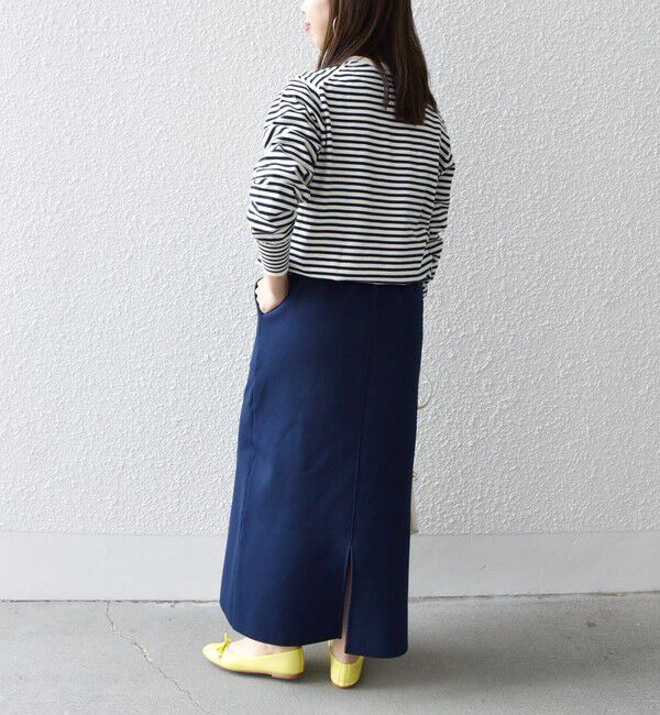 SHIPS any「SHIPS any:〈洗濯機可能〉ポケット Iライン ロング スカート」|スカート|