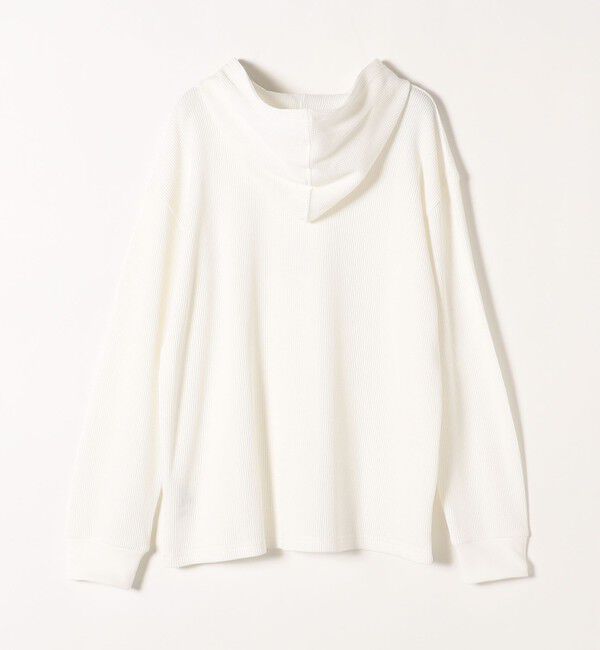 SHIPS any「SHIPS any:〈洗濯機可能〉ワッフル フーディ プルオーバー」|Tシャツ・カットソー|