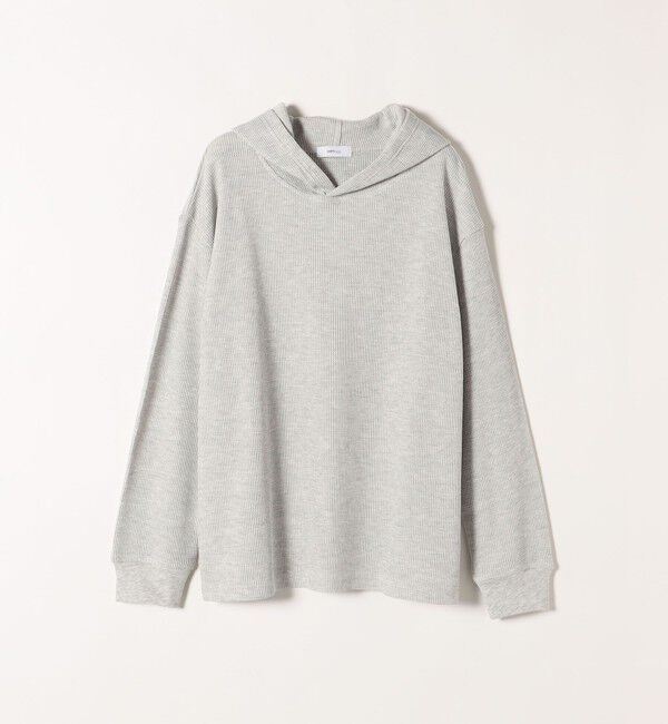 SHIPS any「SHIPS any:〈洗濯機可能〉ワッフル フーディ プルオーバー」|Tシャツ・カットソー|