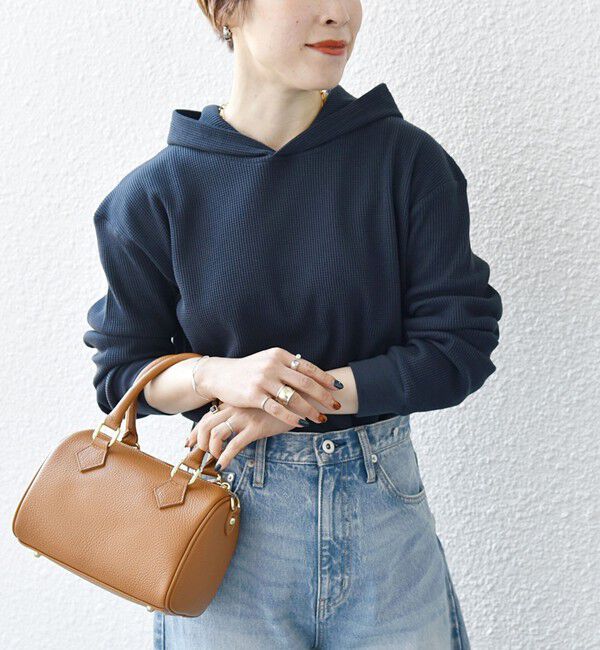 SHIPS any「SHIPS any:〈洗濯機可能〉ワッフル フーディ プルオーバー」|Tシャツ・カットソー|