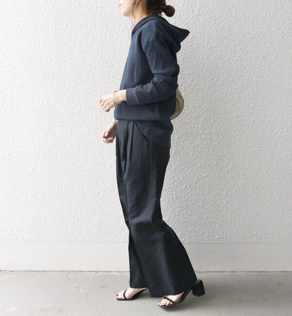 SHIPS any「SHIPS any:〈洗濯機可能〉ワッフル フーディ プルオーバー」|Tシャツ・カットソー|