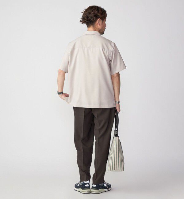 SHIPS「SHIPS: MADE IN JAPAN ドライタッチ オープンカラーシャツ 23SS」|シャツ・ブラウス|