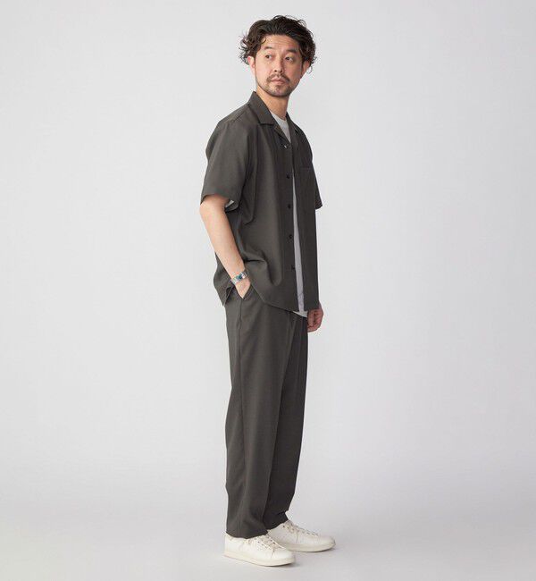 SHIPS「SHIPS: MADE IN JAPAN ドライタッチ オープンカラーシャツ 23SS」|シャツ・ブラウス|