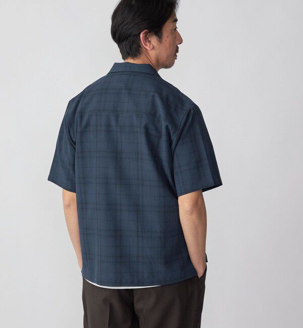 SHIPS「SHIPS: MADE IN JAPAN ドライタッチ オープンカラーシャツ 23SS」|シャツ・ブラウス|