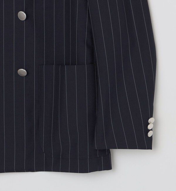 SHIPS「BATEAUX DE SHIPS: ウール/モヘヤ ダブルブレスト ジャケット」|テーラードジャケット|