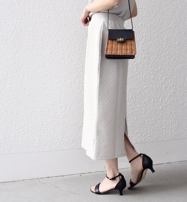 SHIPS for women「* 〈手洗い可能〉ブリスター ジャカード スカート◇」|スカート|