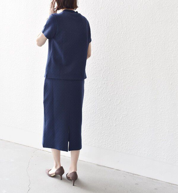 SHIPS for women「* 〈手洗い可能〉ブリスター ジャカード スカート◇」|スカート|