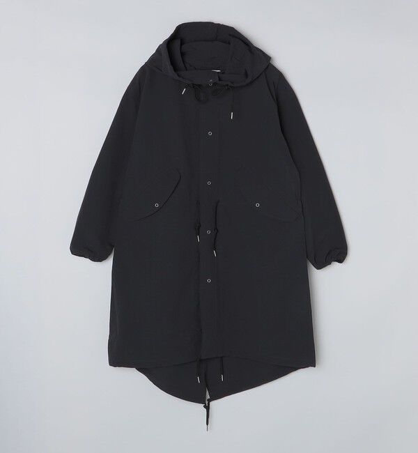 SHIPS Colors 「【SHIPS Colors別注】Rain-Stuff: フード オーバーコート」|ミリタリー・モッズコート|ブラック