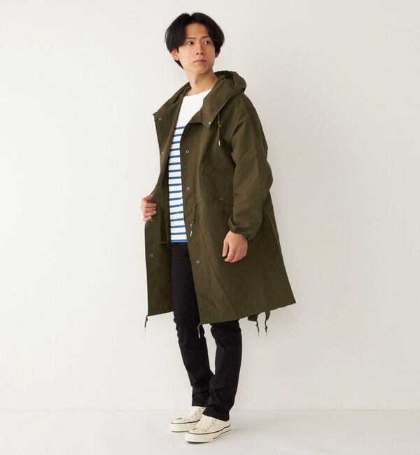 SHIPS Colors 「【SHIPS Colors別注】Rain-Stuff: フード オーバーコート」|ミリタリー・モッズコート|