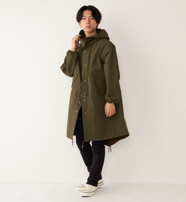 SHIPS Colors 「【SHIPS Colors別注】Rain-Stuff: フード オーバーコート」|ミリタリー・モッズコート|