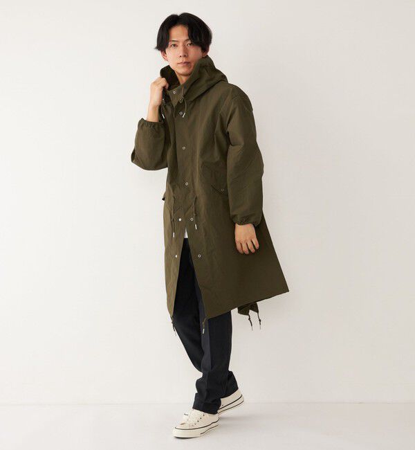 SHIPS Colors 「【SHIPS Colors別注】Rain-Stuff: フード オーバーコート」|ミリタリー・モッズコート|