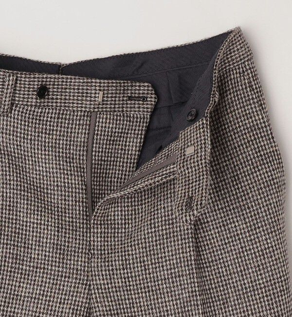 SHIPS「SHIPS: マーリン アンド エヴァンス社製生地 ピンチェック パンツ」|スラックス|