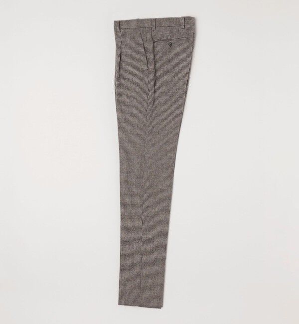 SHIPS「SHIPS: マーリン アンド エヴァンス社製生地 ピンチェック パンツ」|スラックス|