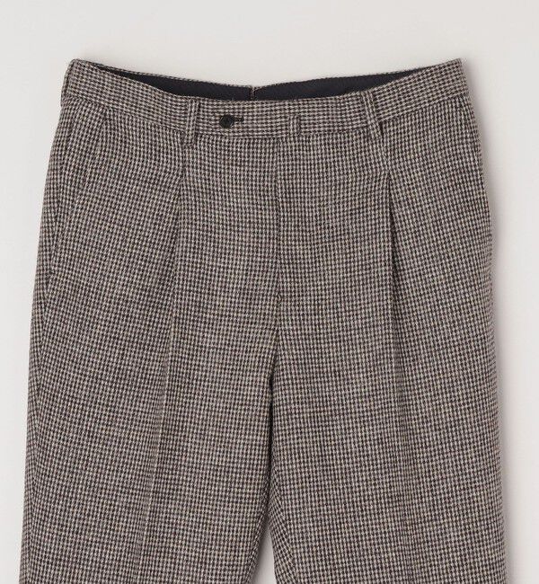 SHIPS「SHIPS: マーリン アンド エヴァンス社製生地 ピンチェック パンツ」|スラックス|