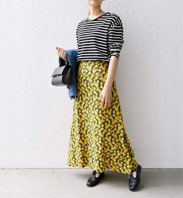 SHIPS any「SHIPS any: SPRINTEX フラワー サーキュラー スカート」|スカート|