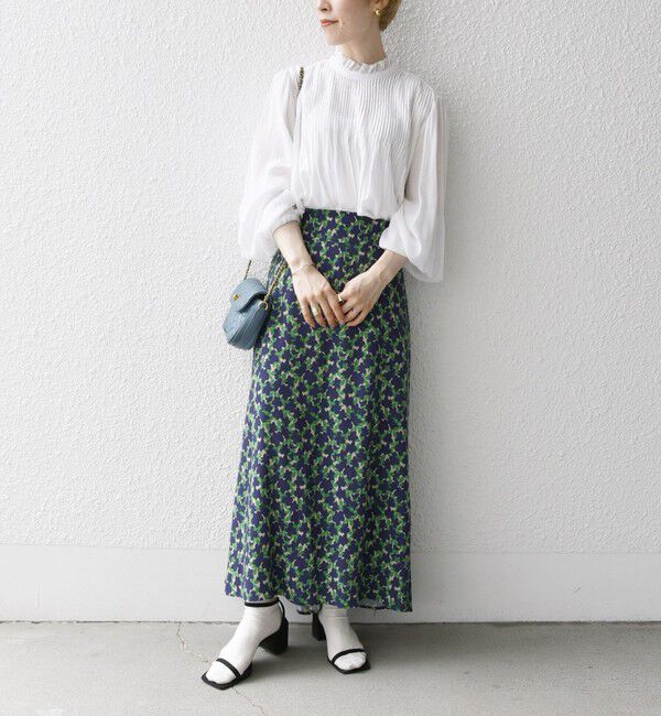 SHIPS any「SHIPS any: SPRINTEX フラワー サーキュラー スカート」|スカート|