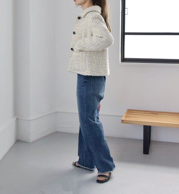 quaranciel「quaranciel: ファンシー ツイード ステンカラー ジャケット」|その他|