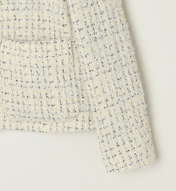 quaranciel「quaranciel: ファンシー ツイード ステンカラー ジャケット」|その他|