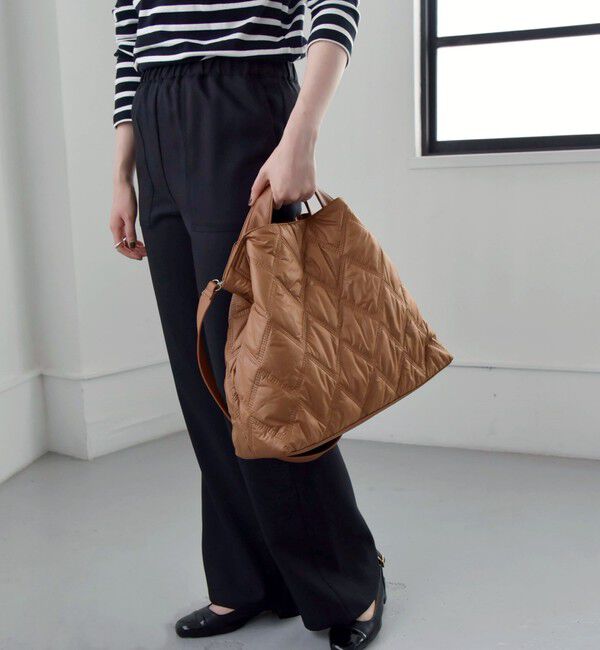 quaranciel「quaranciel: キルティング 2way ショルダー トート バッグ（A4対応）」|トートバッグ|