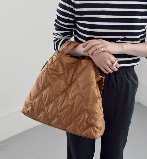 quaranciel「quaranciel: キルティング 2way ショルダー トート バッグ（A4対応）」|トートバッグ|