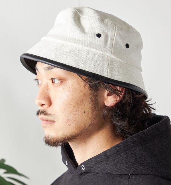 SHIPS any「SHIPS any: パイピング バケット ハット◇」|ハット|ブラック