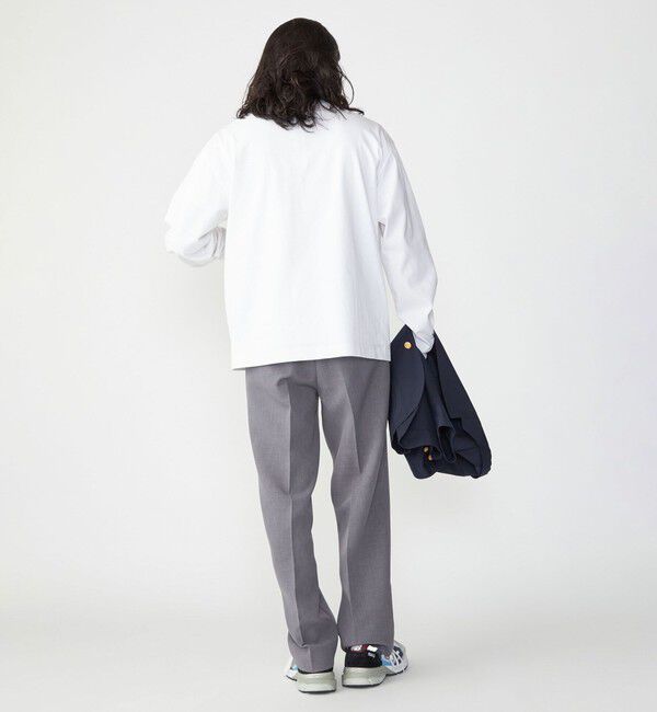 SHIPS「【WEB限定】SHIPS:〈汗染み防止加工〉ワンポイントロゴ ビッグシルエットヘビーウェイトTシャツ」|Tシャツ・カットソー|