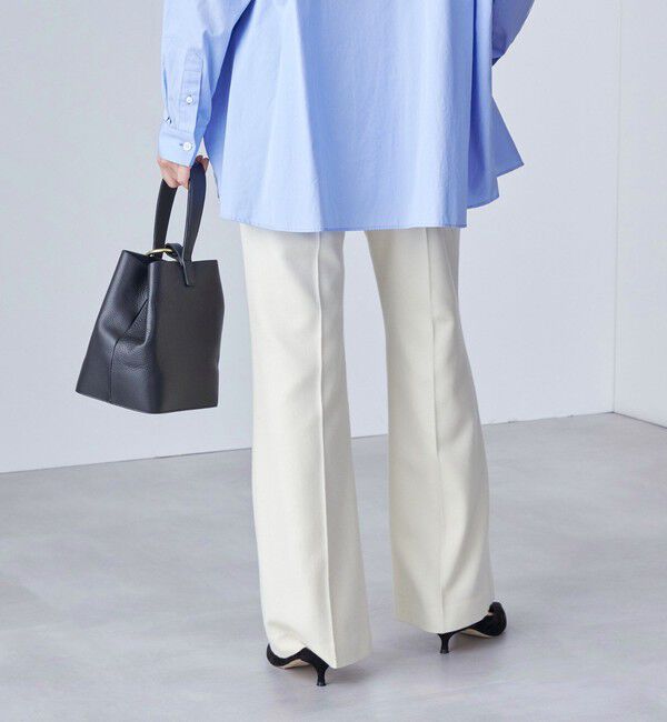 SHIPS for women「PLA チェック / ソリッド フレア パンツ ◇」|その他|