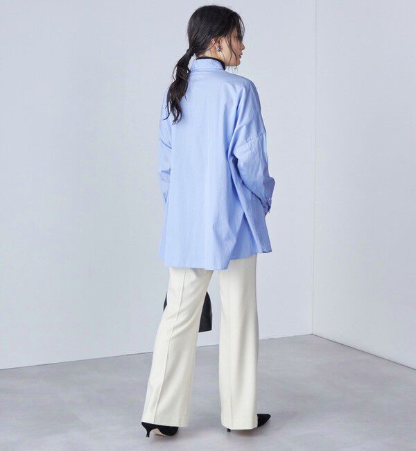 SHIPS for women「PLA チェック / ソリッド フレア パンツ ◇」|その他|