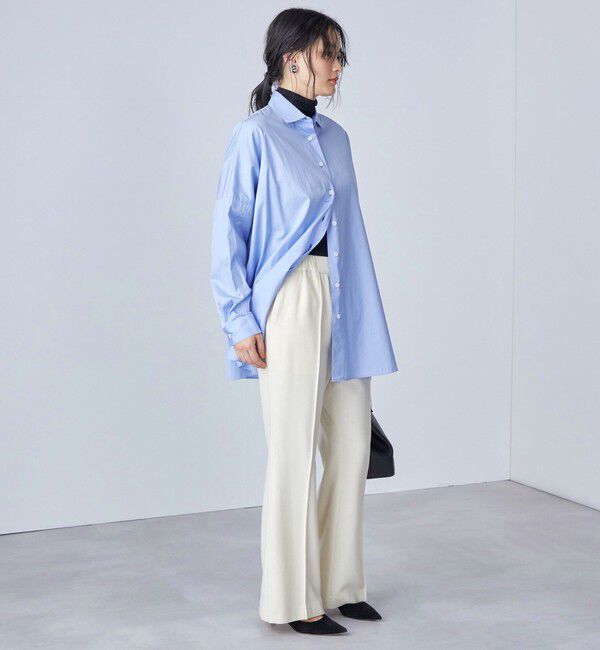 SHIPS for women「PLA チェック / ソリッド フレア パンツ ◇」|その他|