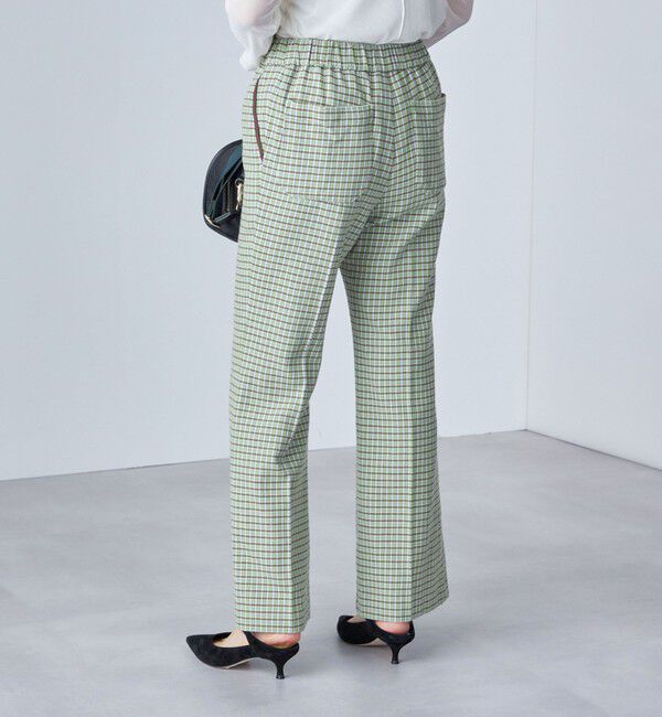 SHIPS for women「PLA チェック / ソリッド フレア パンツ ◇」|その他|